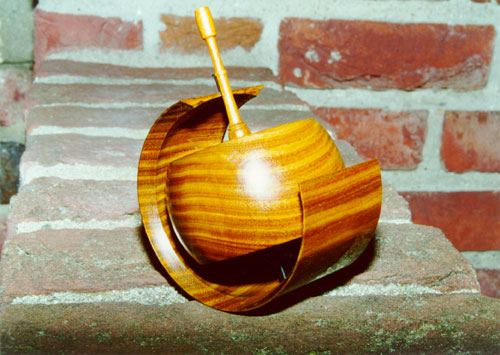 Schaukeldose: seitliche Ansicht