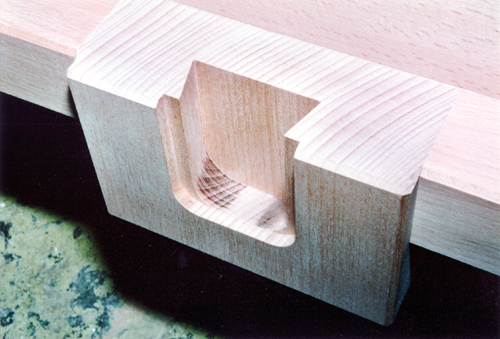 Puzzlebett - Mittelstreben-Einzinker