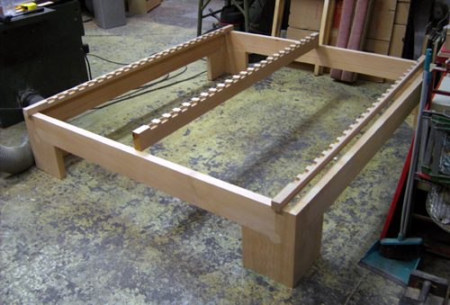 Puzzlebett - Lattenrost-konstruktion