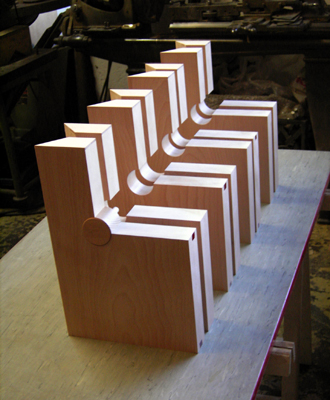 Puzzlebett konstruktion