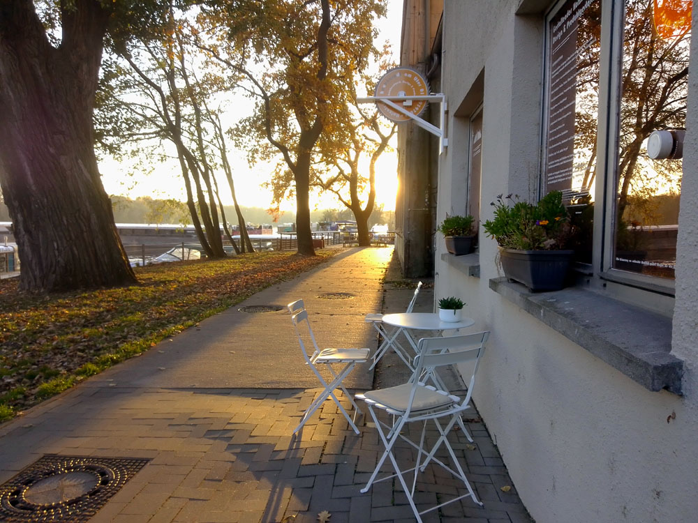 Blick auf die Werkstatt"Pausenraum"